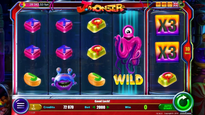 J-Monsters slot screen 2