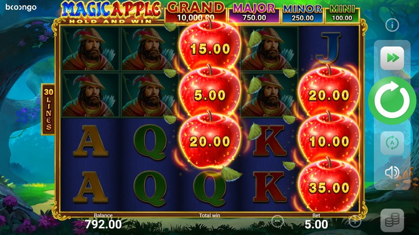 Magic Apple Hold and Win slot screen 3