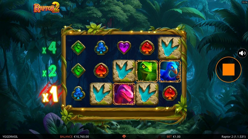 Raptor 2 slot screen 2