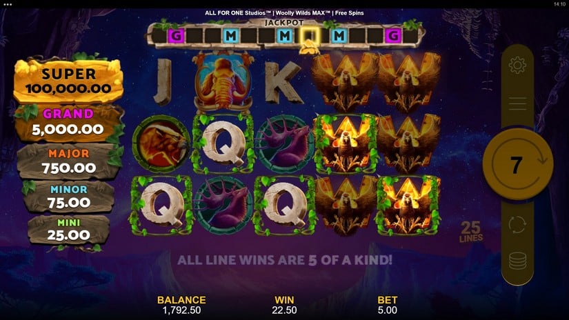 Woolly Wilds MAX slot screen 7