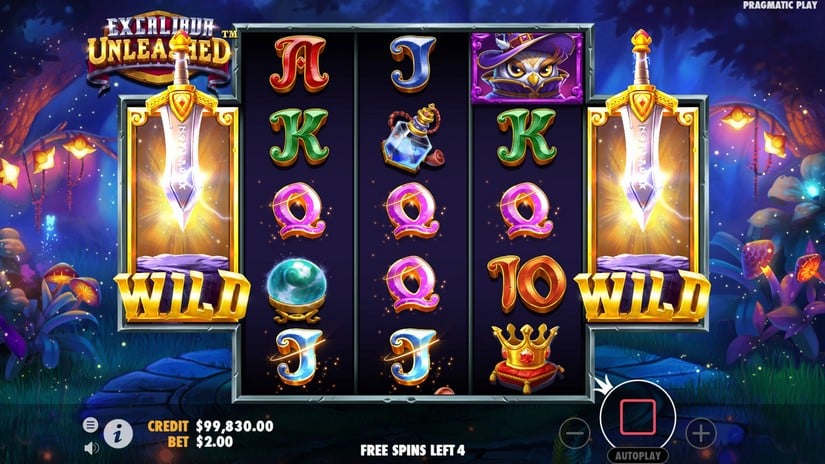 Excalibur Unleashed slot screen 6