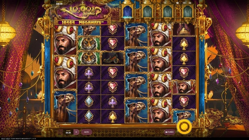 10 001 Nights MegaWays slot screen 1