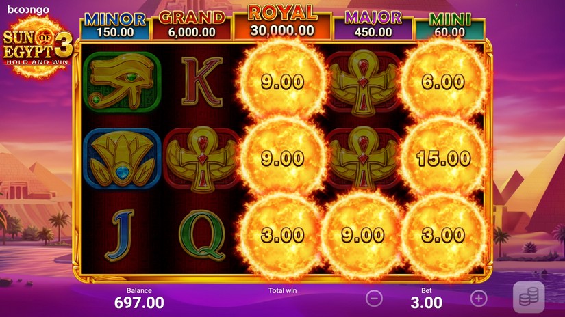 Sun of Egypt 3 slot screen 3