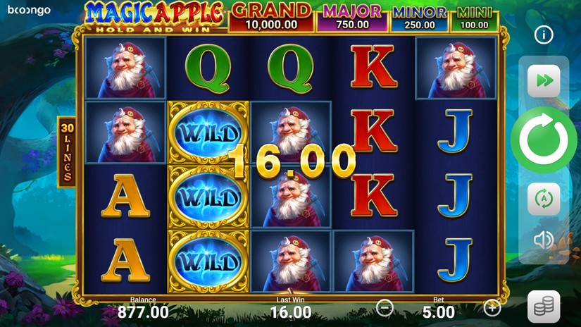 Magic Apple Hold and Win slot screen 2
