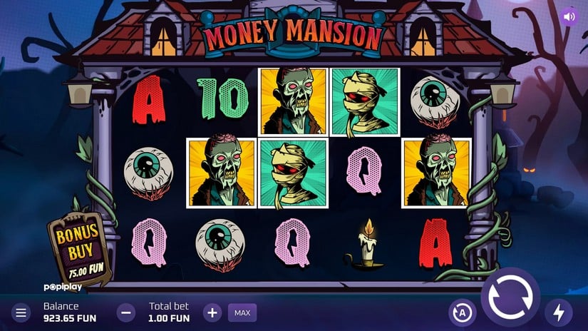 Money Mansion slot screen 1