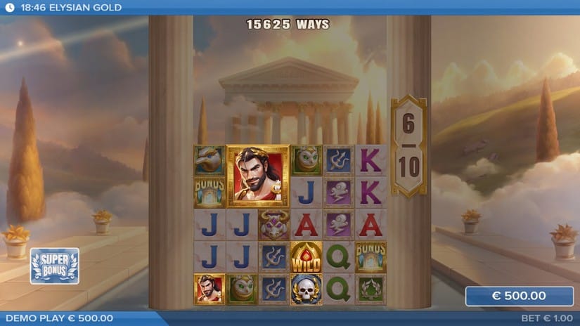 Elysian Gold slot screen 4