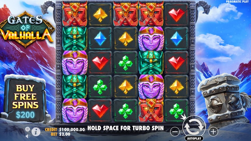 Gates of Valhalla slot screen 1