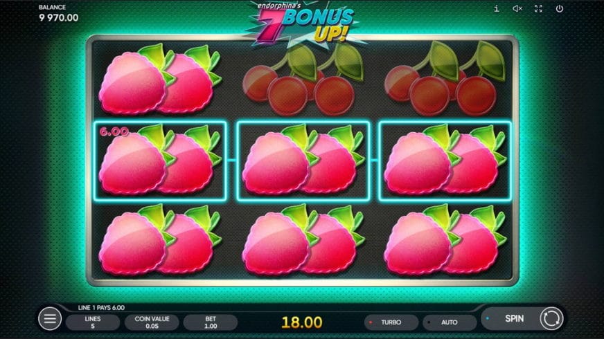 7 Bonus UP! slot screen 2
