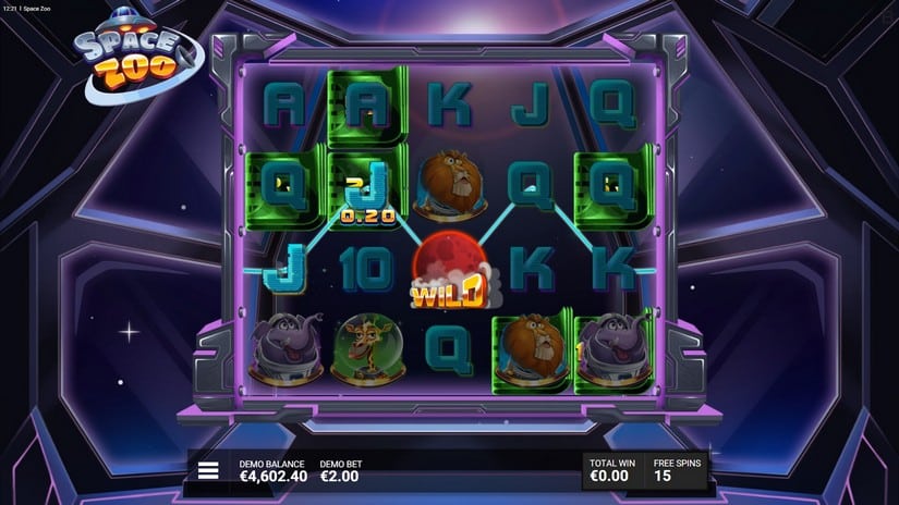 Space Zoo slot screen 5