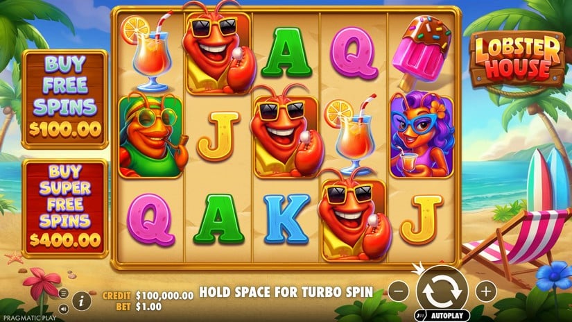 Lobster House slot screen 1