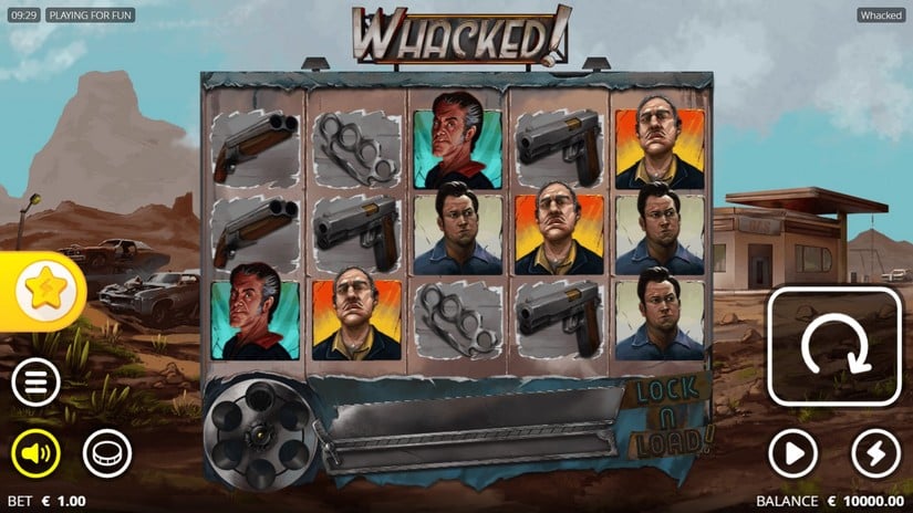 Whacked! slot screen 1