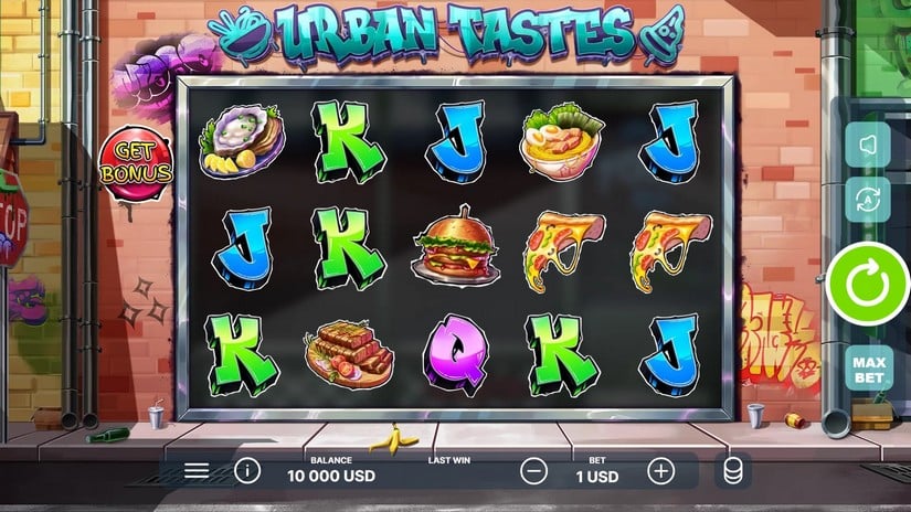 Urban Tastes slot screen 1