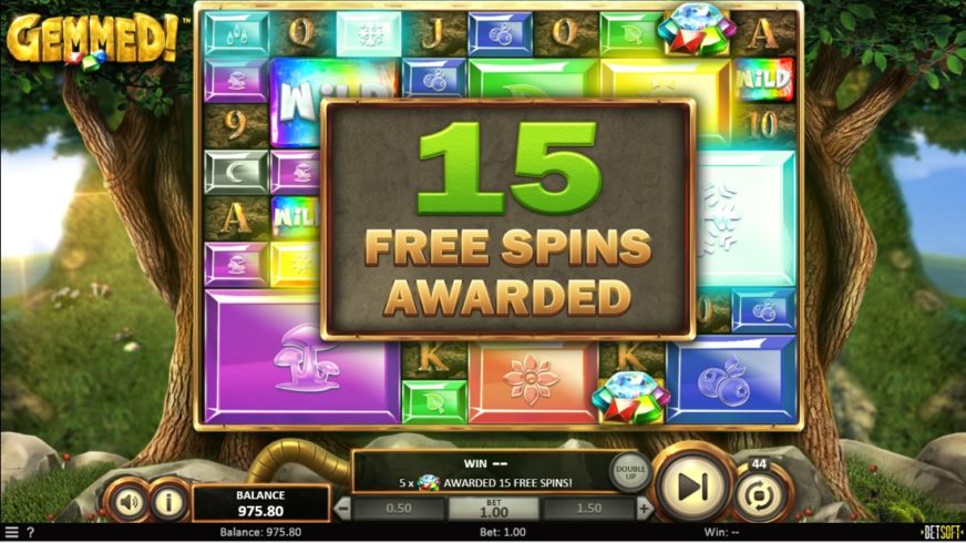Gemmed! slot screen 3