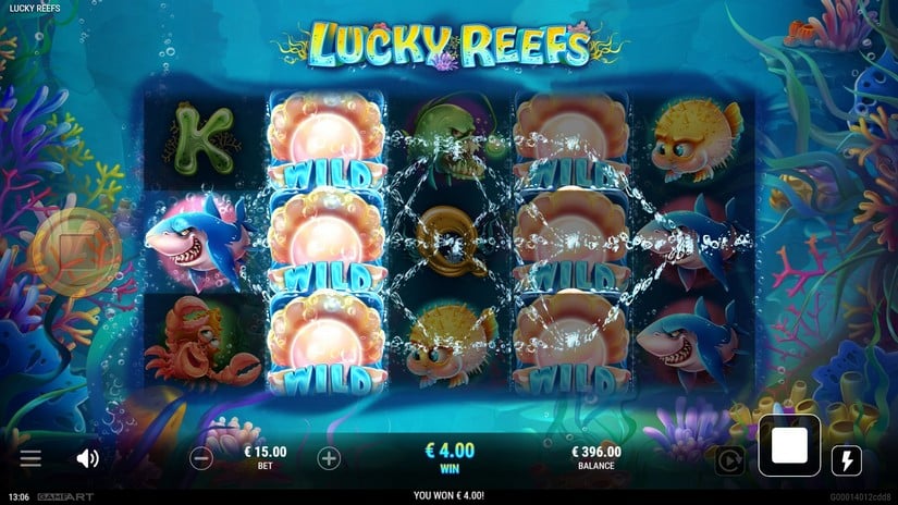 Lucky Reefs slot screen 4