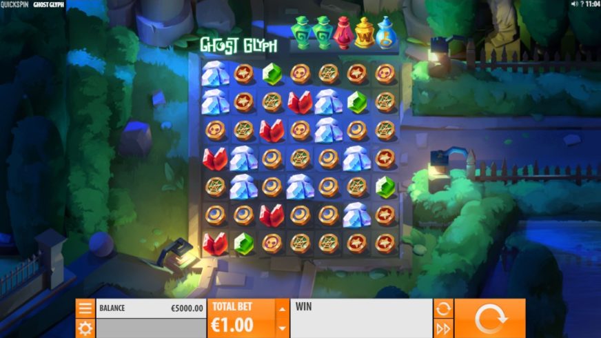 Ghost Glyph slot screen 1
