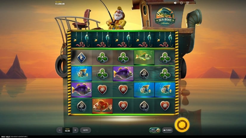 Sea Boat Adventure slot screen 1