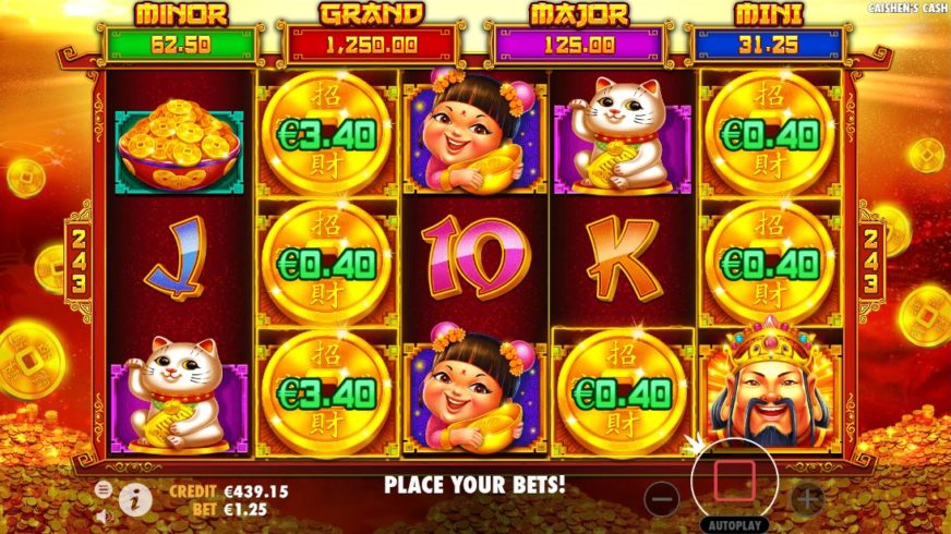 Caishen’s Cash slot screen 5