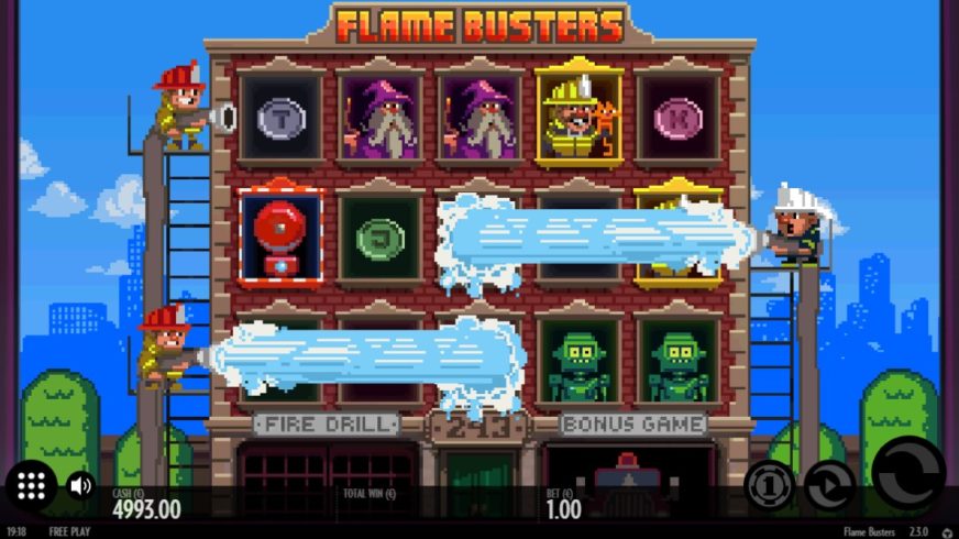 Flame Busters slot screen 2