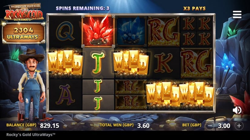 Rocky’s Gold Ultraways slot screen 8