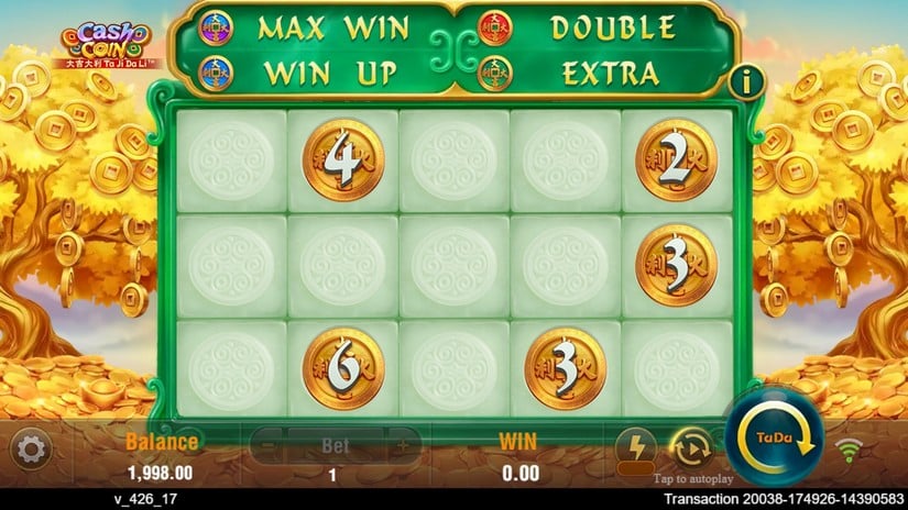 Cash Coin slot screen 3