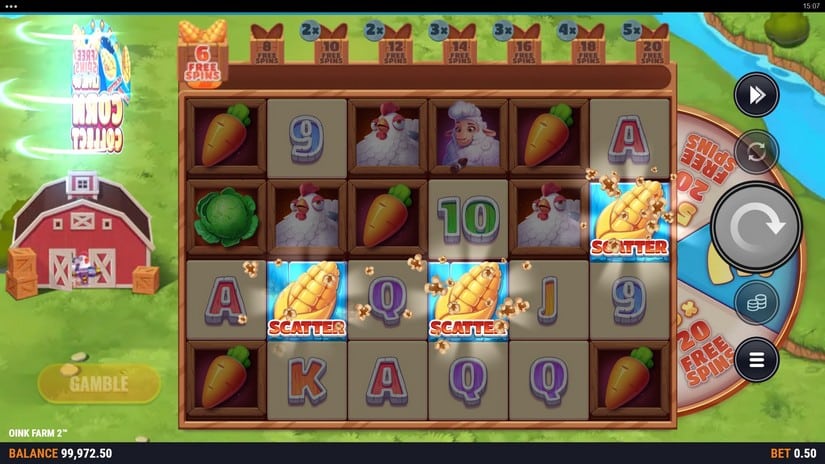 Oink Farm 2 slot screen 3
