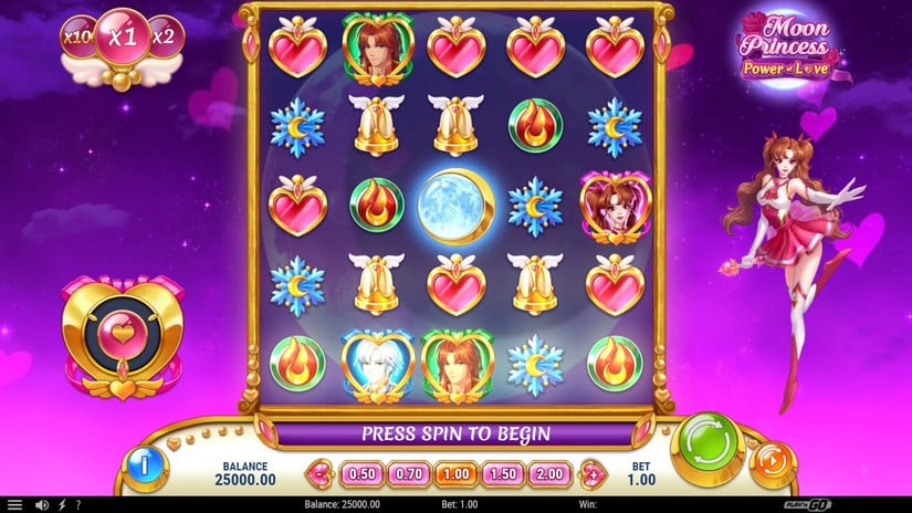 Moon Princess Power of Love slot screen 1