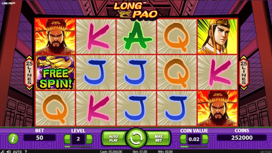 Long Pao slot screen 1