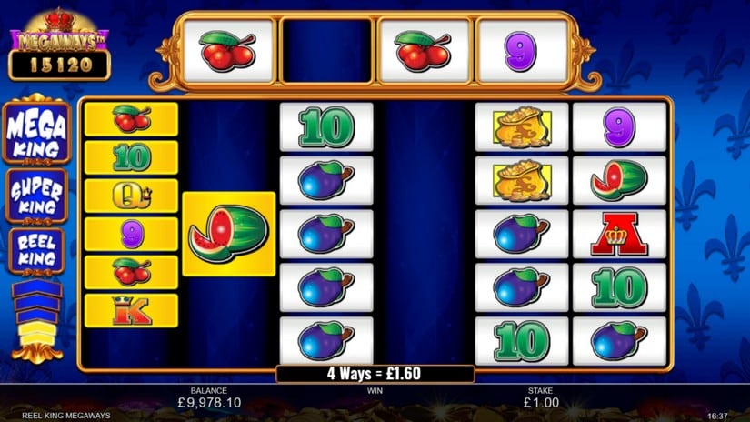 Reel King Megaways slot screen 3