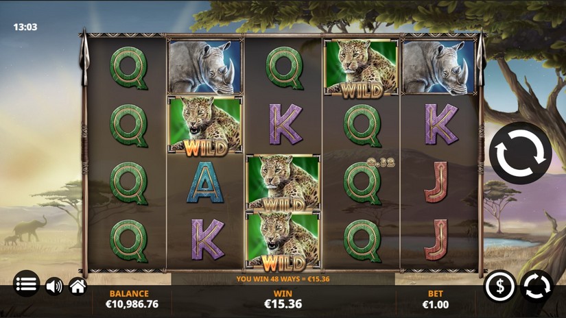 Savanna Roar slot screen 3