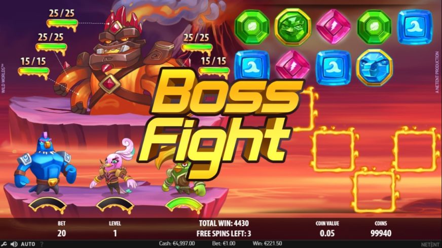 Wild Worlds slot screen 6