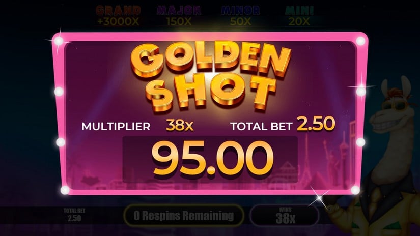 Billion Llama in Vegas slot screen 6