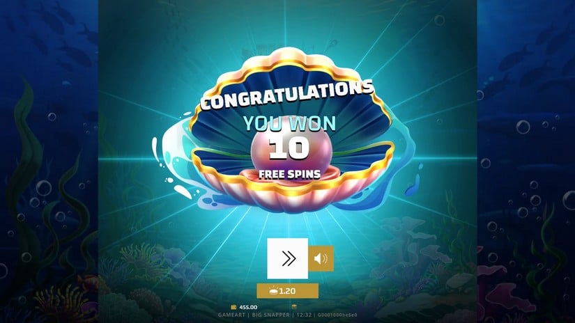 Big Snapper slot screen 2