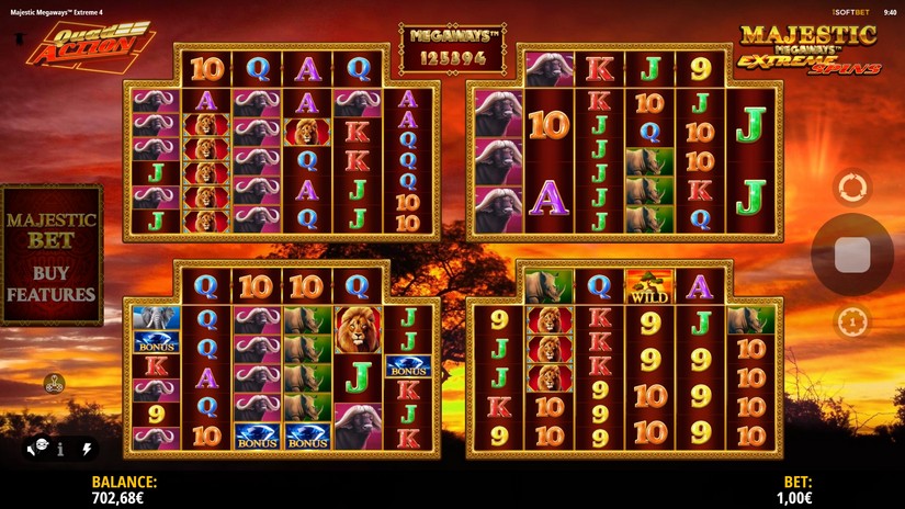 Majestic Megaways Extreme 4 slot screen 4