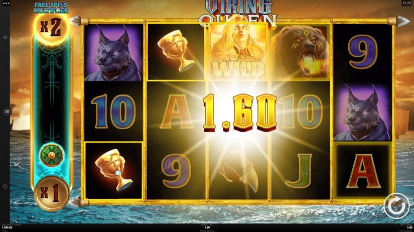 Viking Queen slot screen 2
