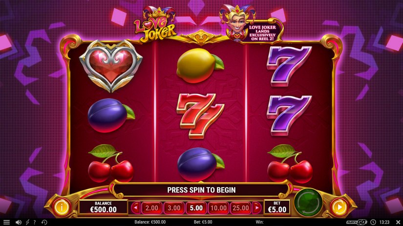 Love Joker slot screen 1