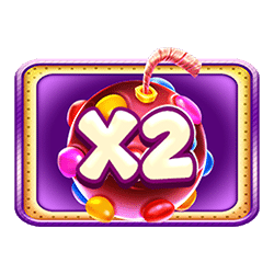 Wild Symbol of Sugar Bomb MultiBoost Slot