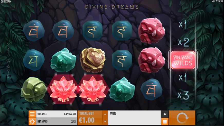 Divine Dreams slot screen 5