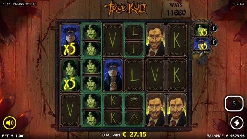 True Kult slot screen 7