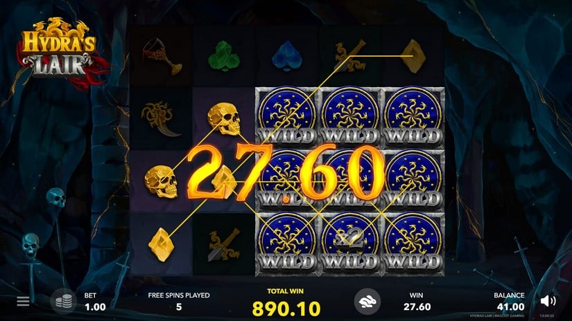 Hydra’s Lair slot screen 4