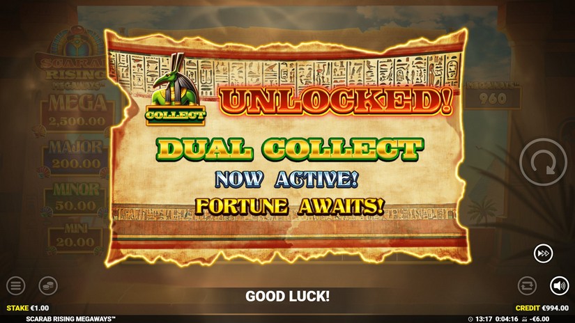 Scarab Rising Megaways slot screen 2