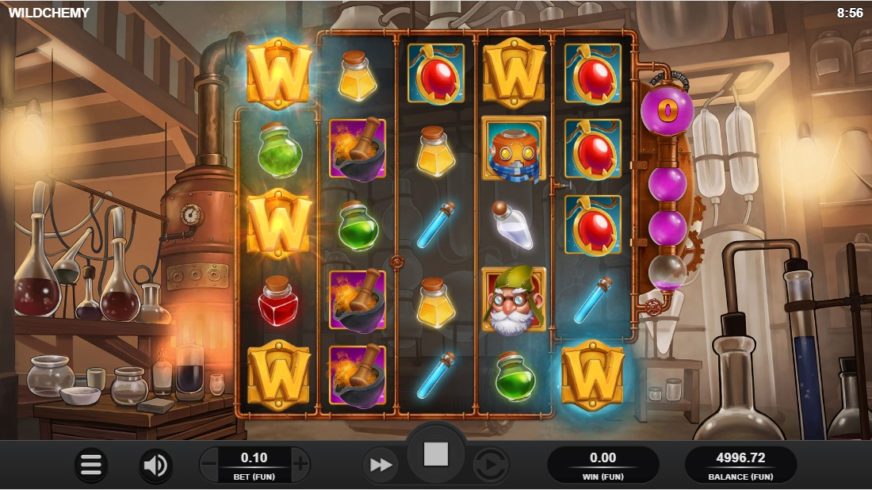 Wildchemy slot screen 2