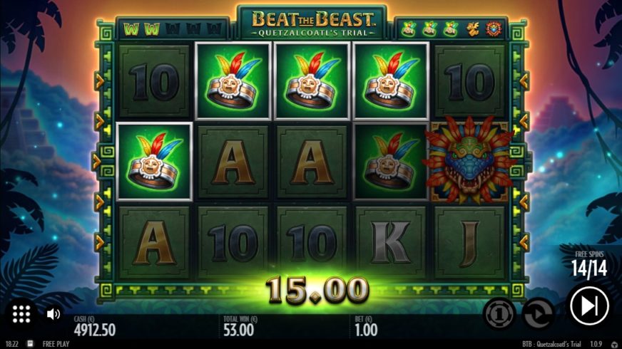 Beat the Beast: Quetzalcoatl´s Trial slot screen 5