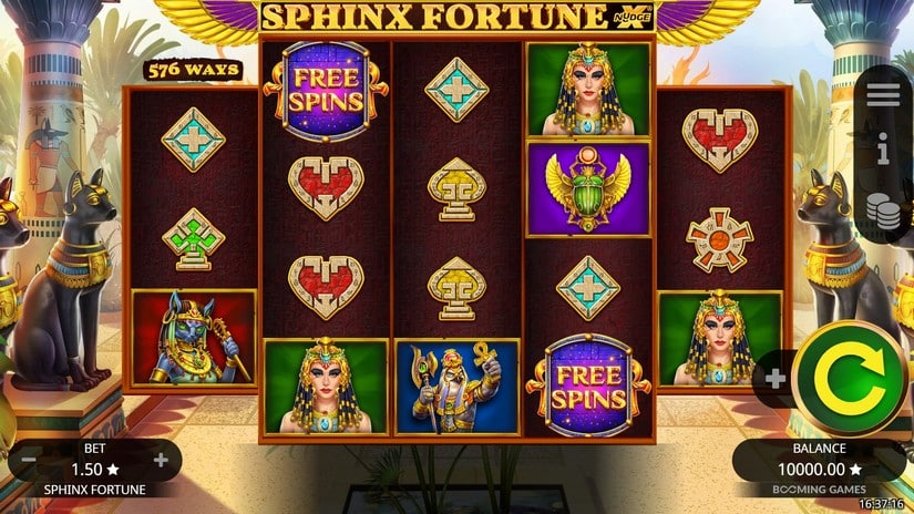 Sphinx Fortune slot screen 1