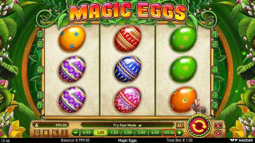 Magic Eggs slot screen 2