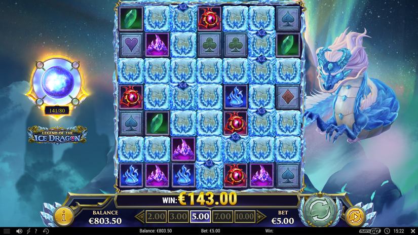 Legend of the Ice Dragon slot screen 5