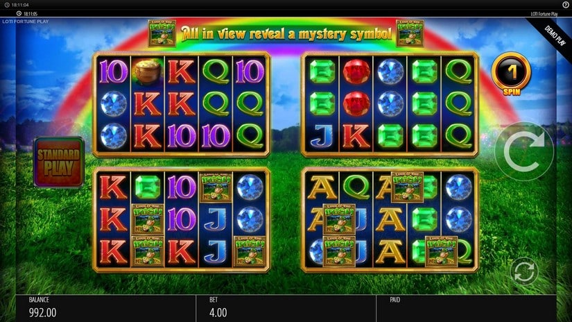 Luck O The Irish Fortune Play slot screen 3