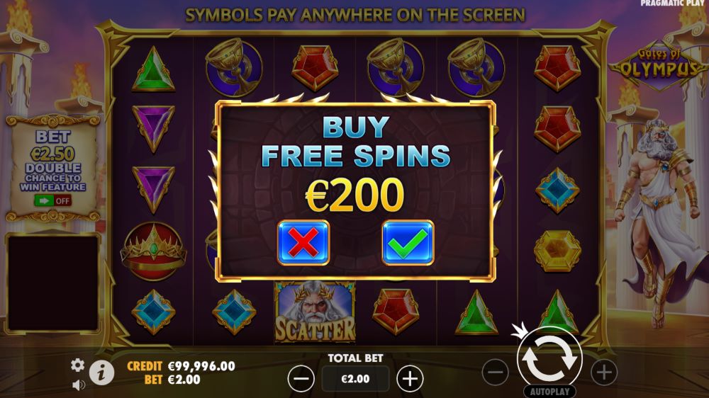 Gates of Olympus bonus buy