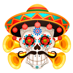 Wild Symbol of Wild Esqueleto Lightning Chase Slot