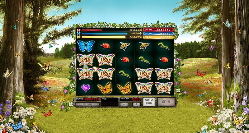 3 Butterflies slot screen 2