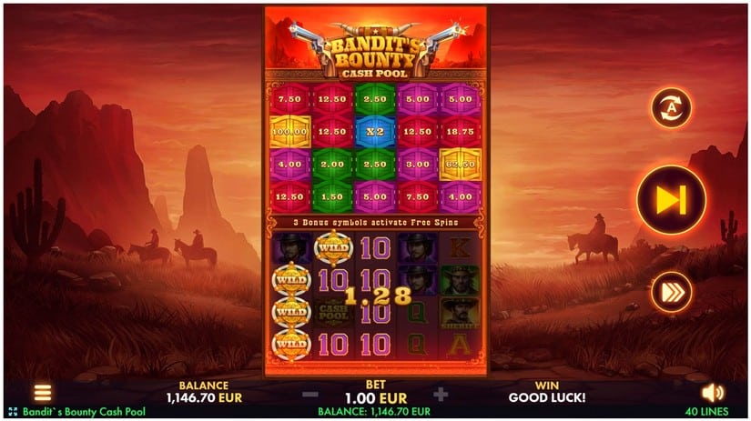 Bandit’s Bounty: Cash Pool slot screen 3